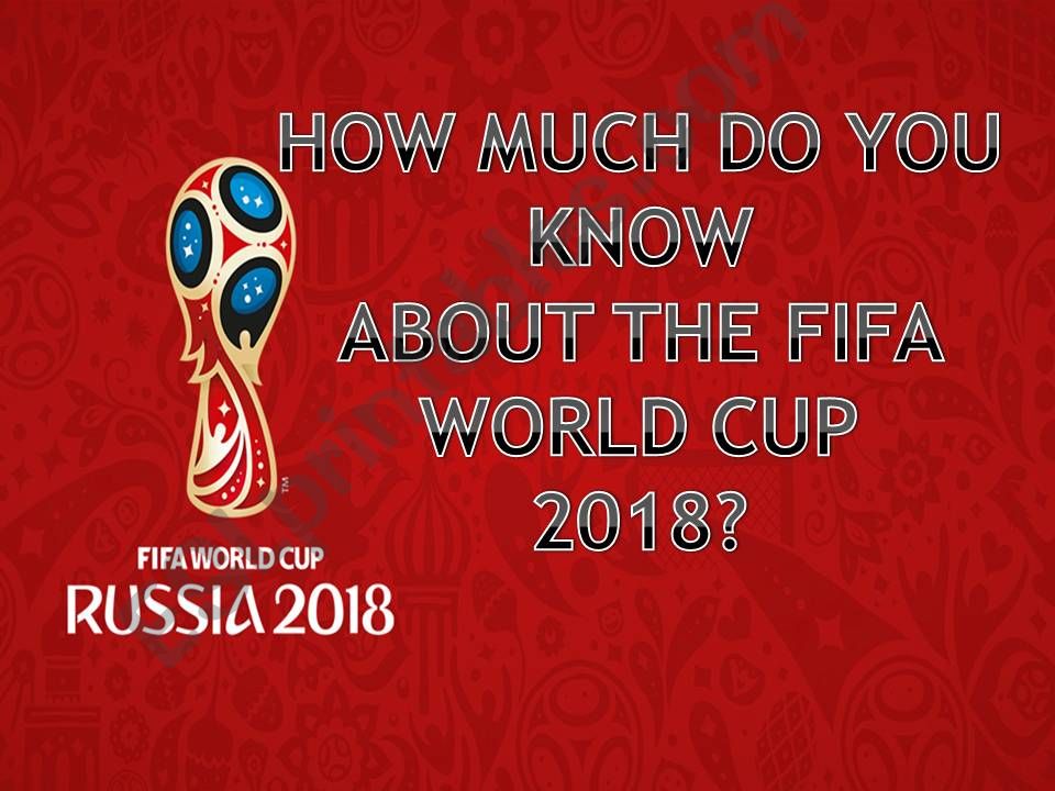 FIFA world cup 2018 Russia - trivia time (game)