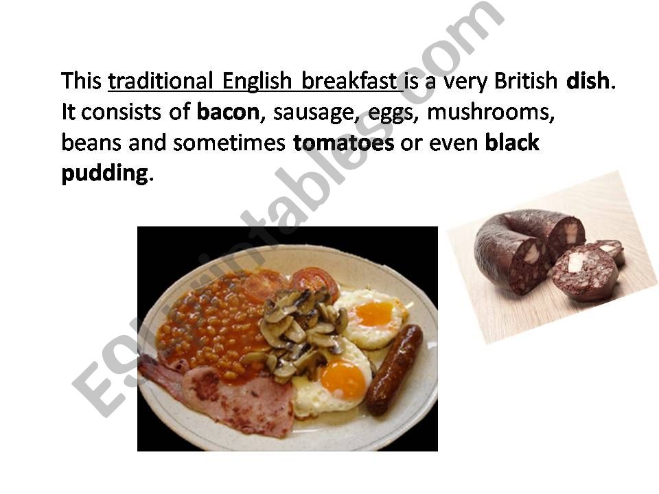 Food in Britain powerpoint