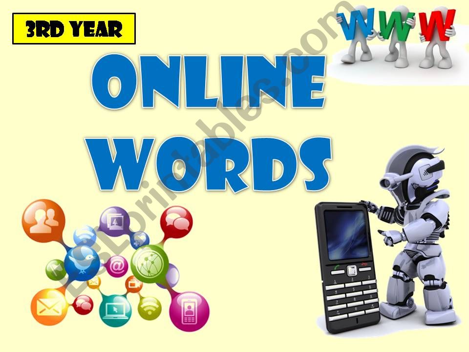 ONLINE WORDS powerpoint