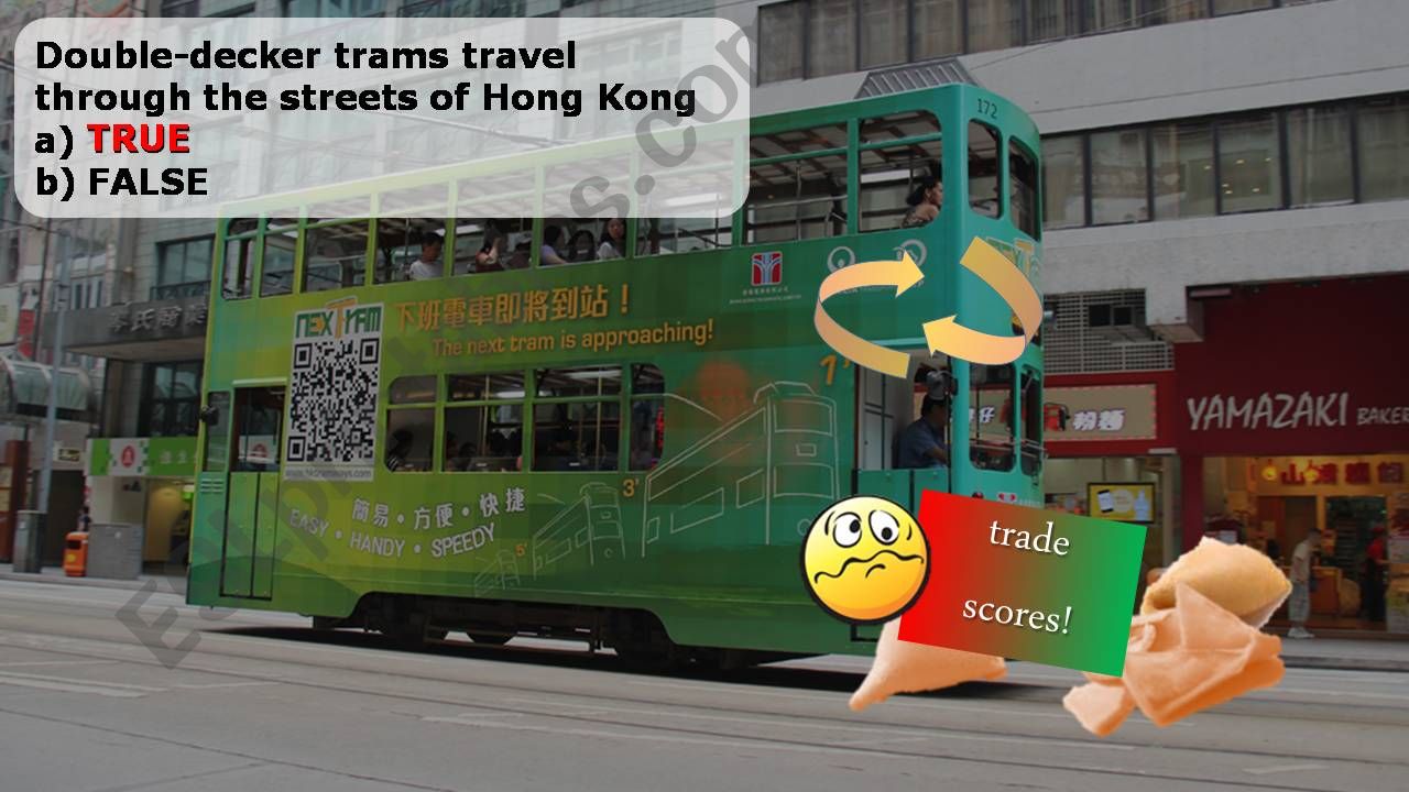 Hong Kong True or False contest - 3 of 3