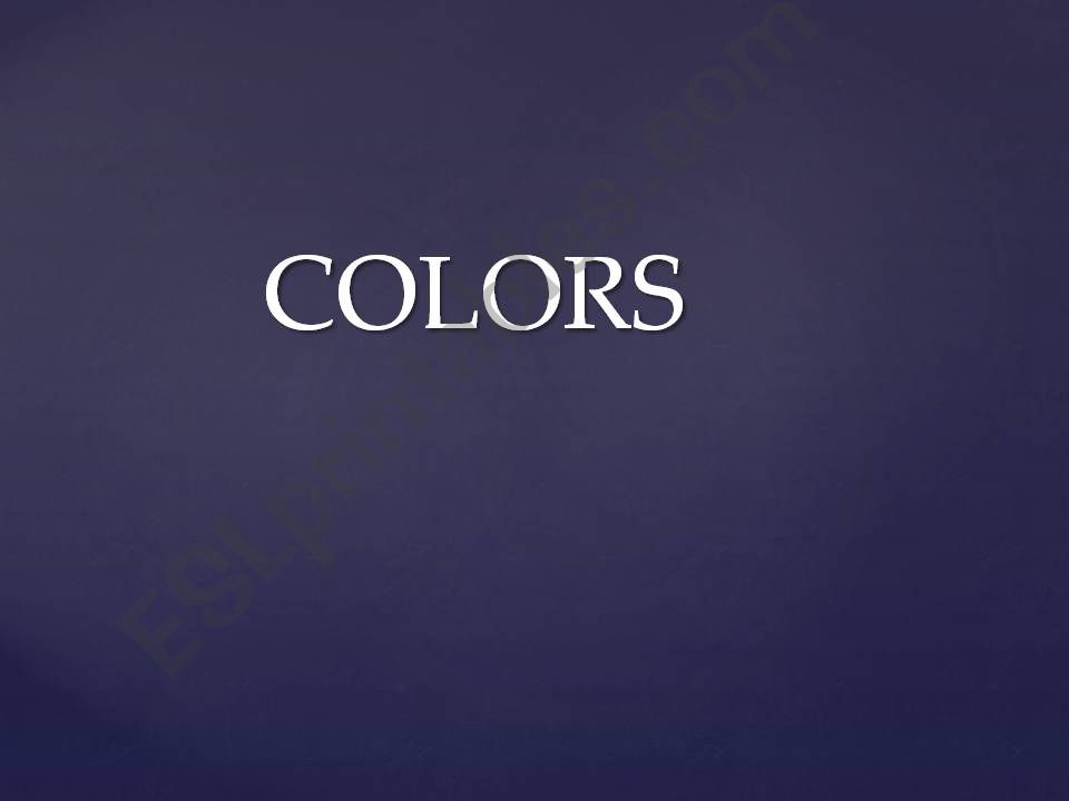 Colors powerpoint