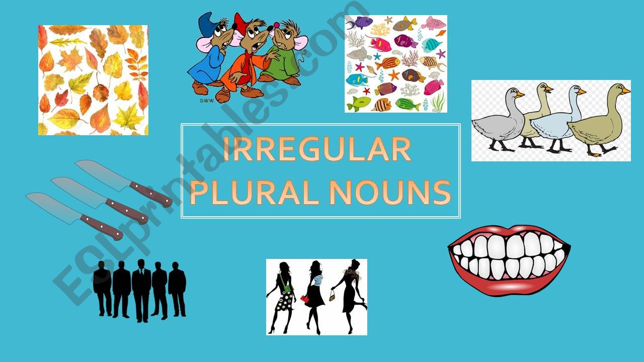 ESL English PowerPoints Irregular Plural Nouns