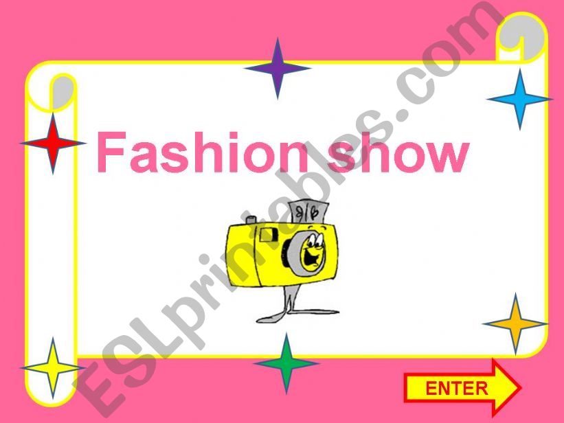 Fashion show powerpoint