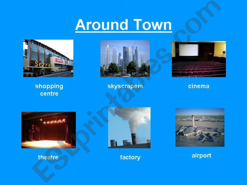 Around Town 3 powerpoint