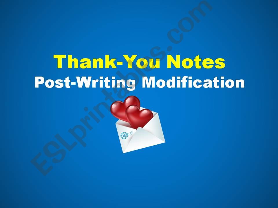 How to show your thank powerpoint