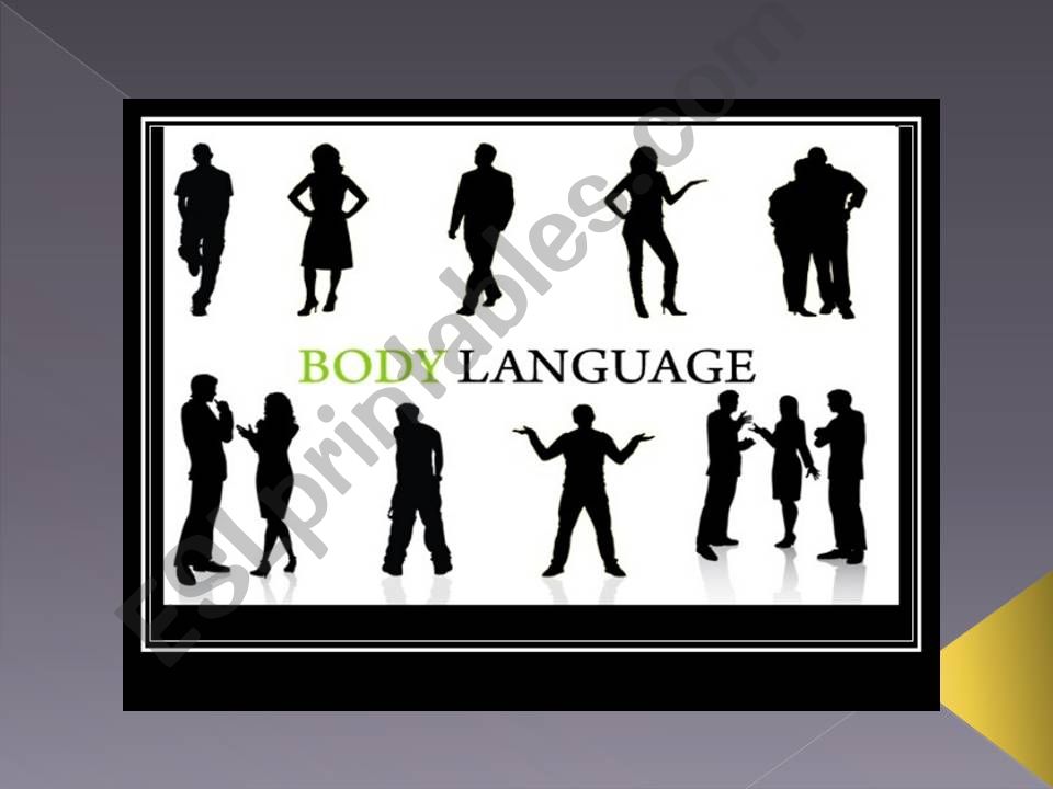 Body Language ESL Discussion  powerpoint