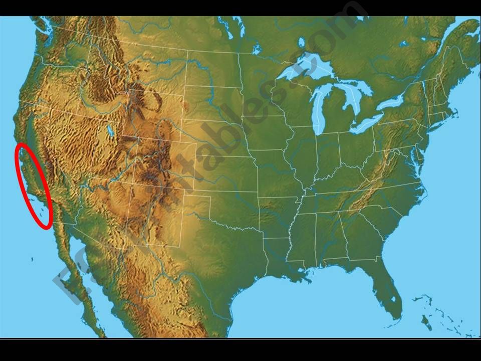 American Landscape, Geography powerpoint