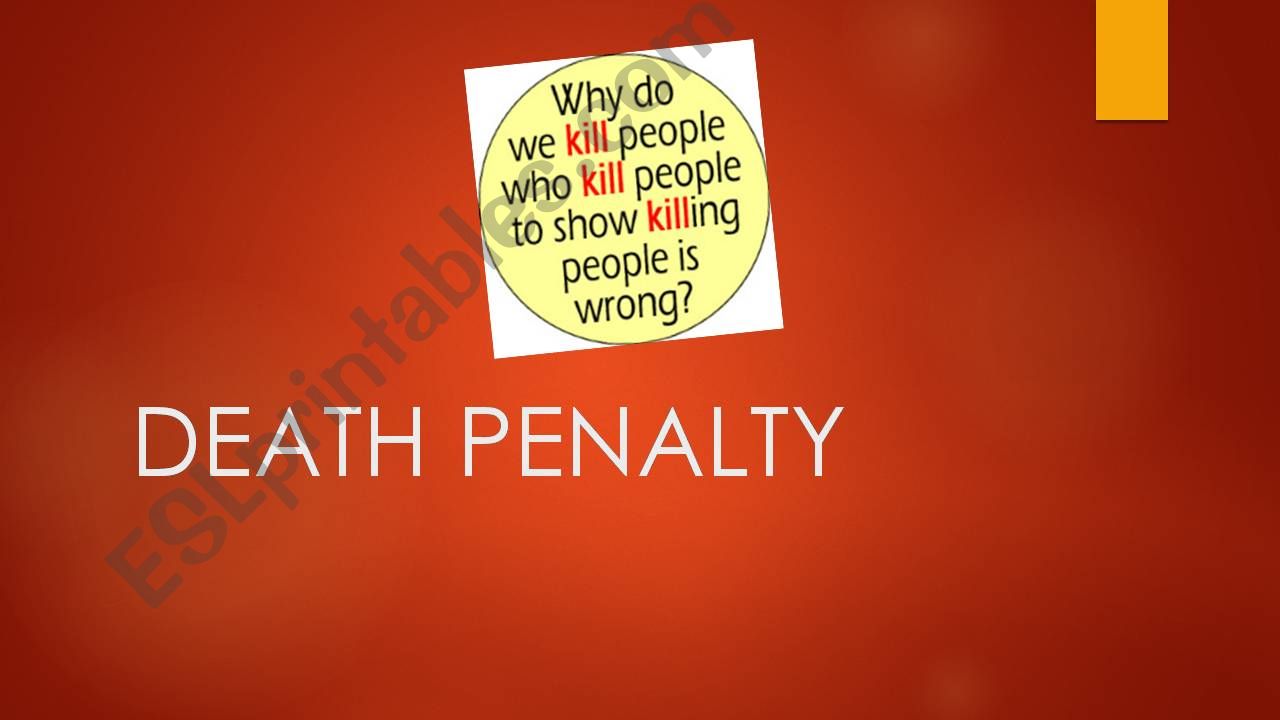 Death Penalty powerpoint