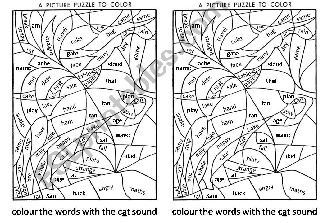 A sounds phonics colouring powerpoint