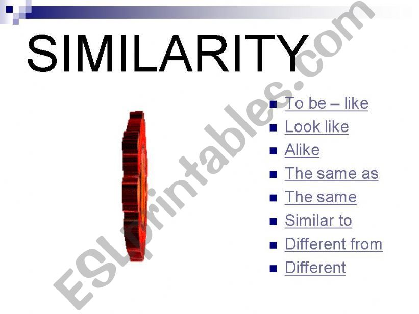 SIMILARITIES PPT  powerpoint