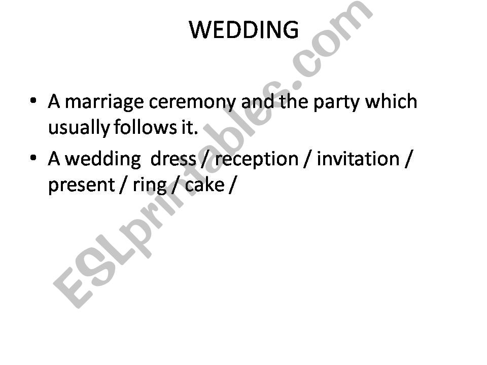 Wedding powerpoint