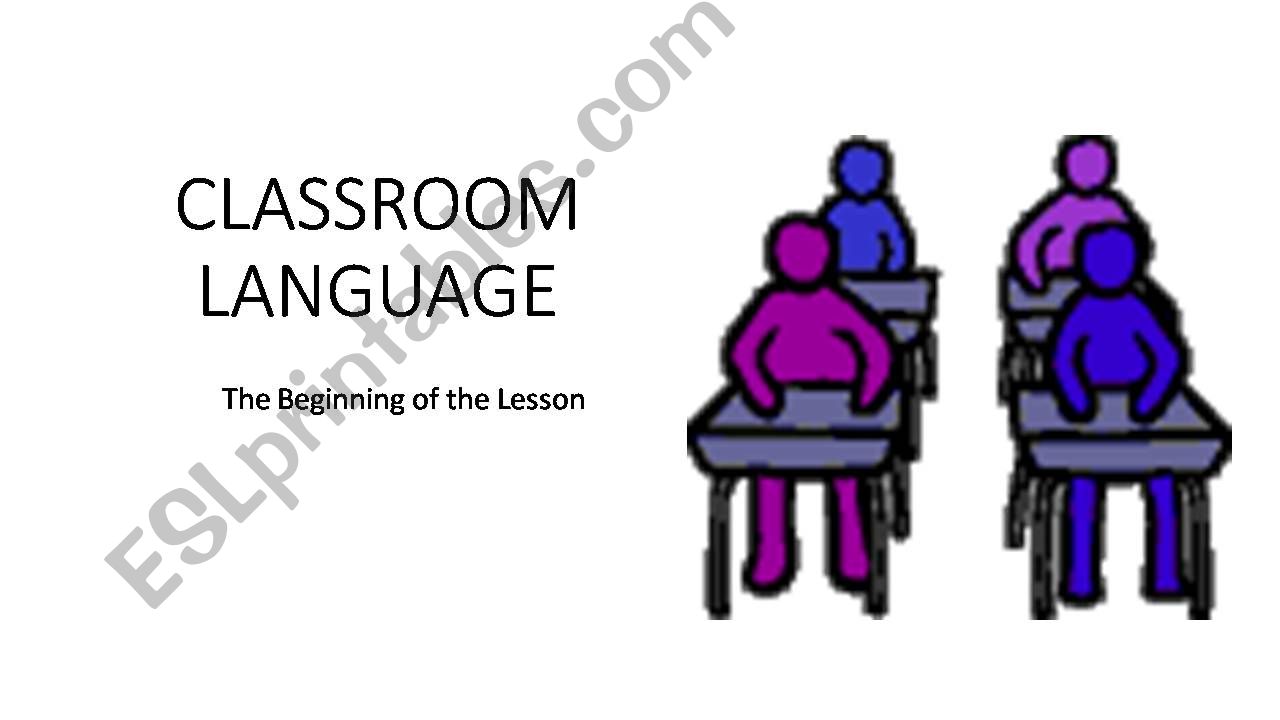 LESSON BEGINNING powerpoint