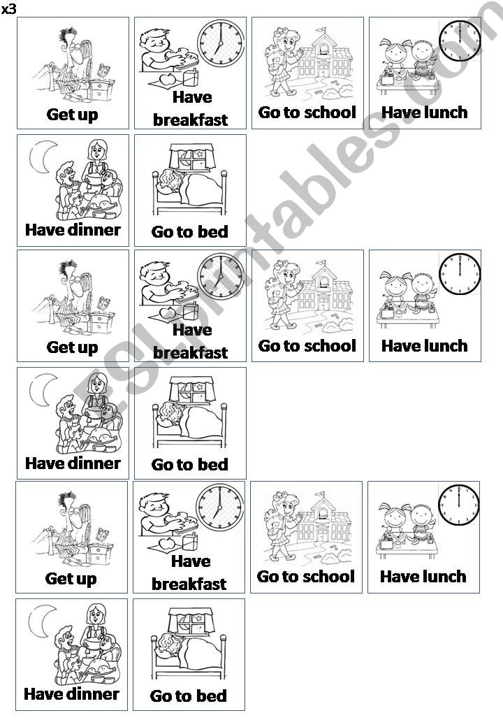 Daily routines  powerpoint