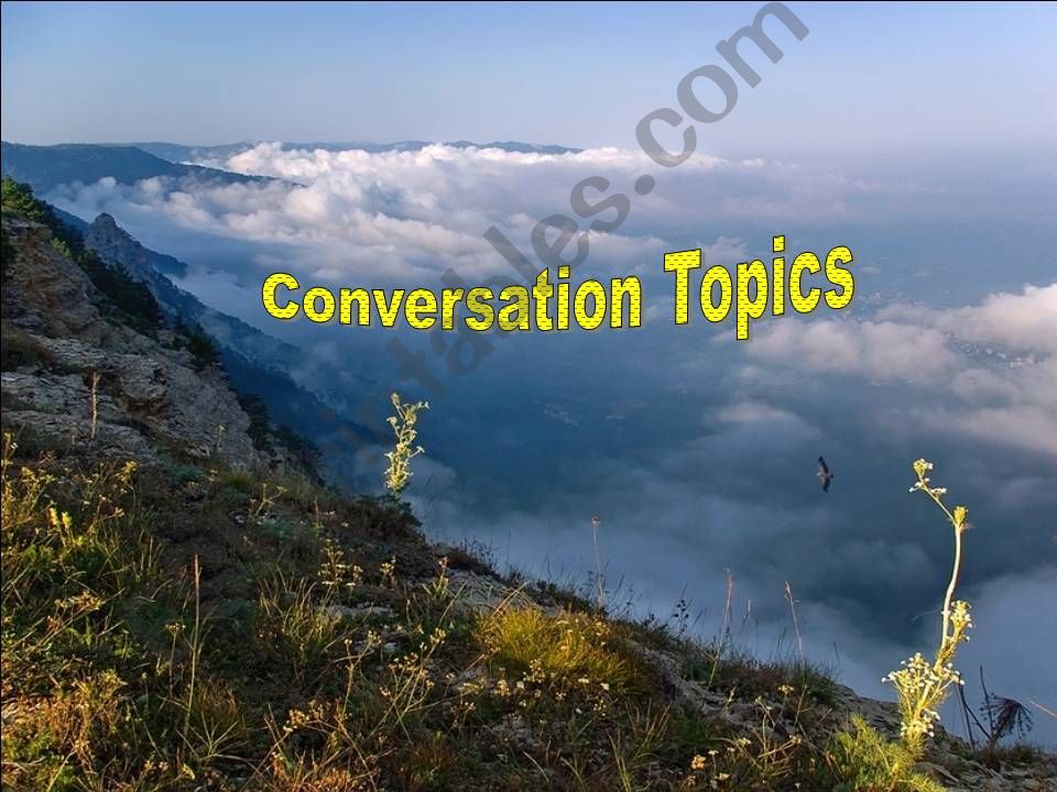 Conversation topics  for multiple purposes