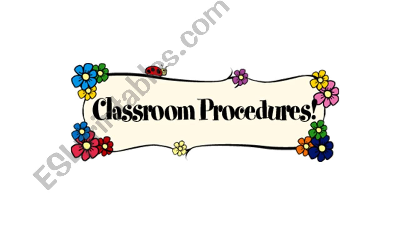 procedures and routines powerpoint