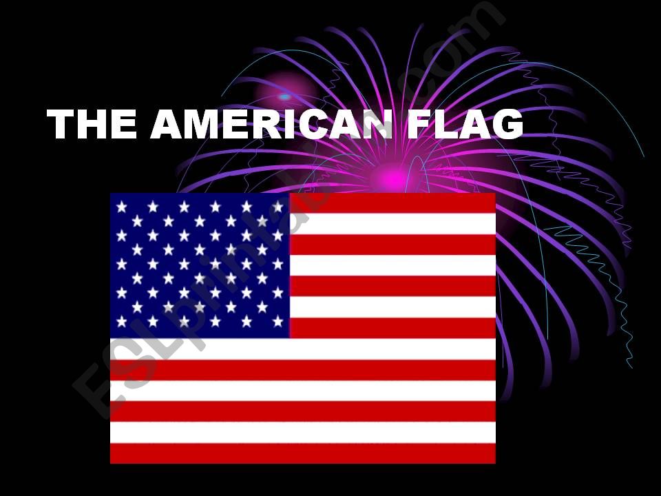 The American Flag powerpoint
