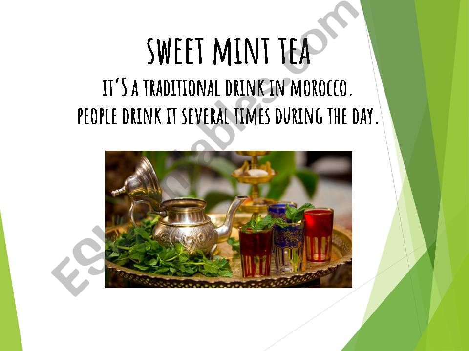 Moroccan tea powerpoint