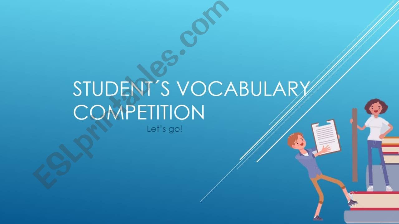 Vocabulary Students Competition