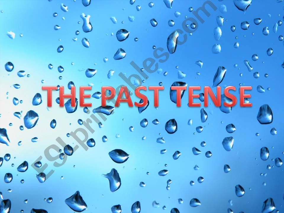 Verb Tenses powerpoint