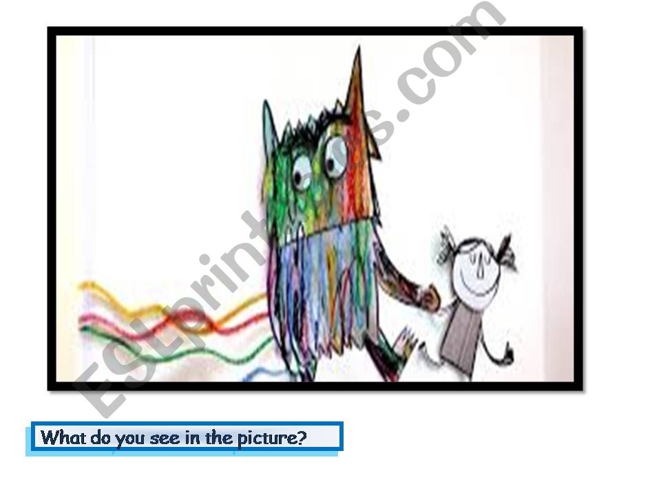 story: The Color Monster powerpoint