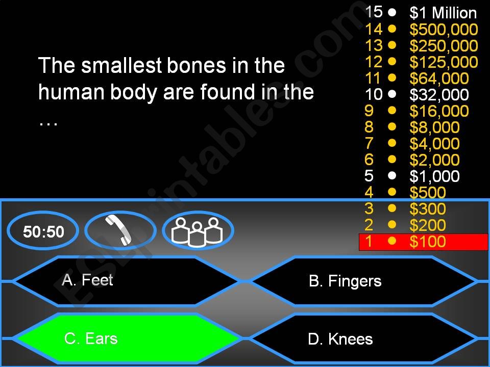 Who wants to be millionaire powerpoint