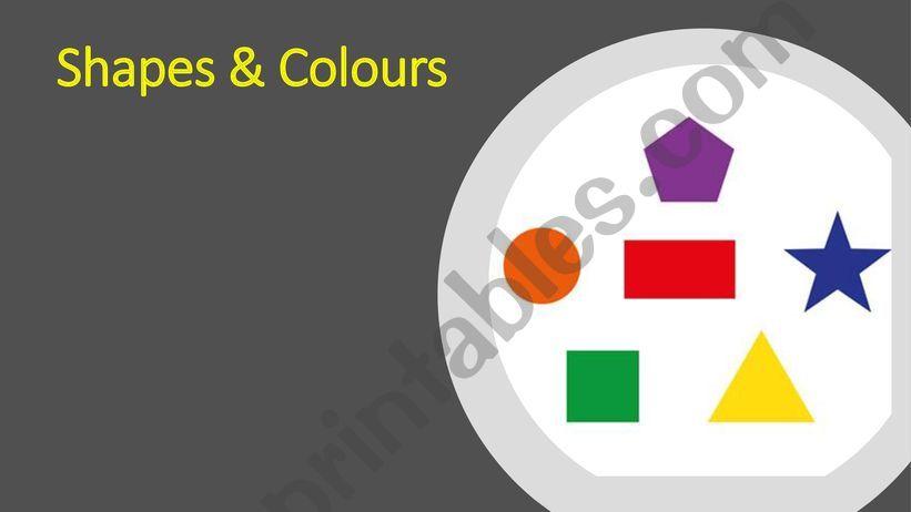 Shapes & Colours powerpoint