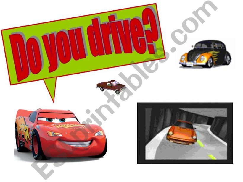 ESL English PowerPoints conversation about cars ( part 1)