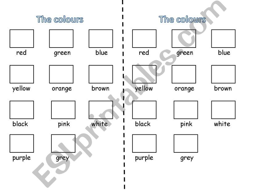 The colours powerpoint