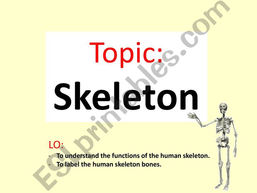 skeleton powerpoint