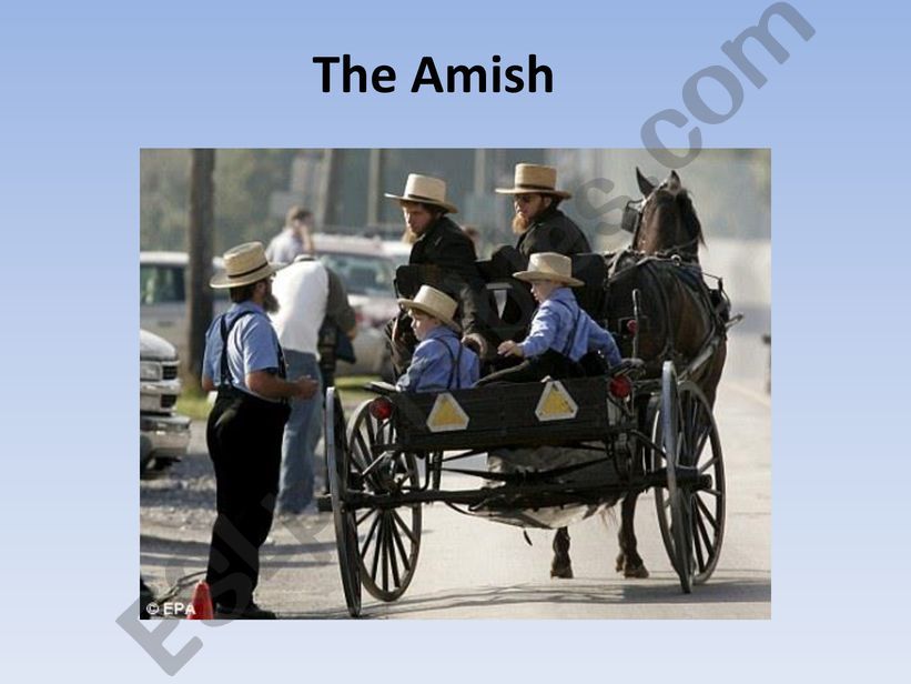 The Amish powerpoint