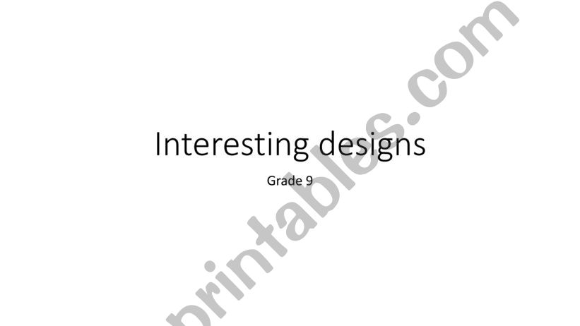 interesting designs  powerpoint