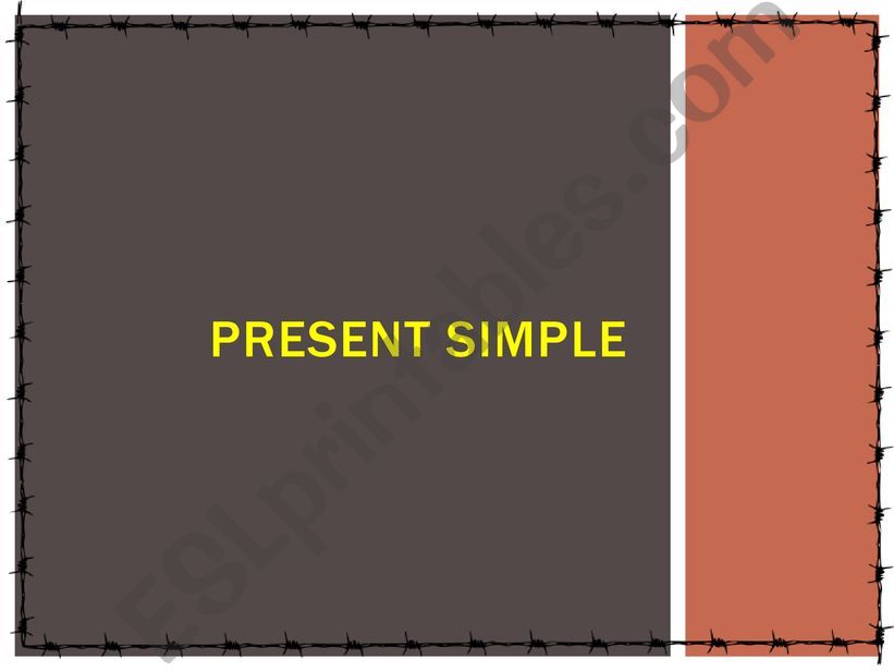 Present Simple  powerpoint