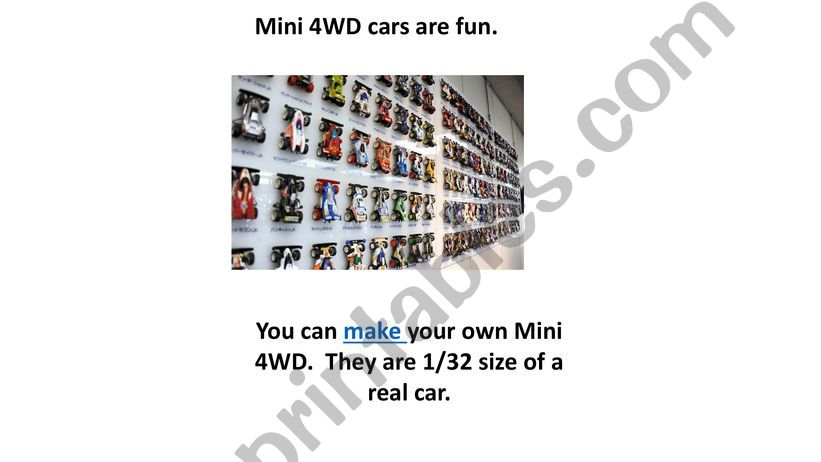 Mini 4WD - Toy powerpoint