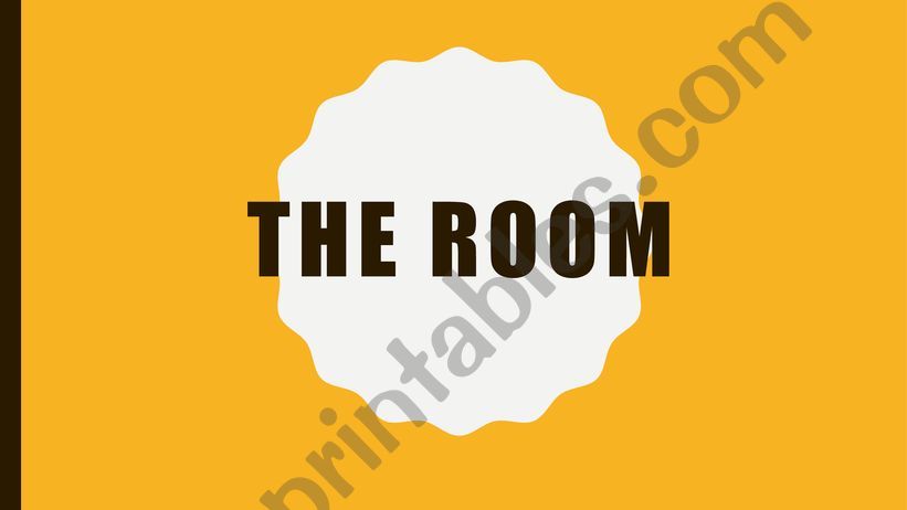 Text - The Spooky Room powerpoint