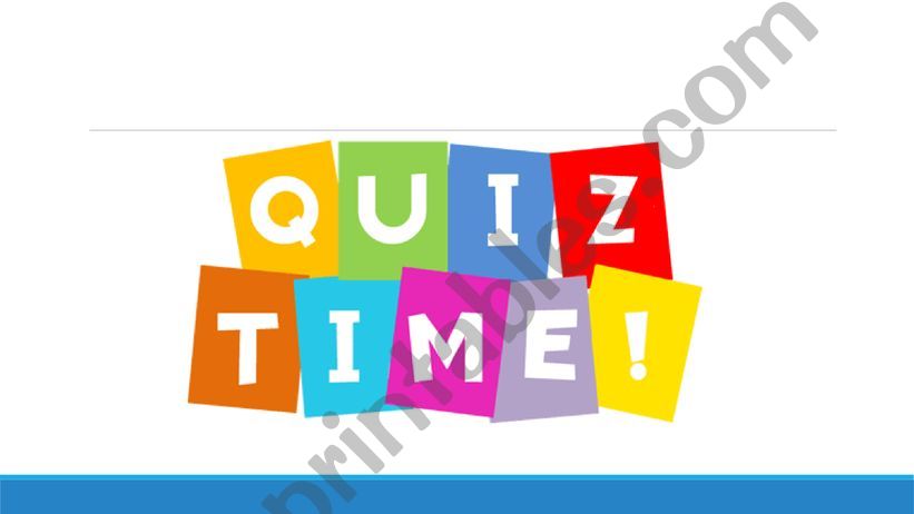 General Knowledge quiz  powerpoint