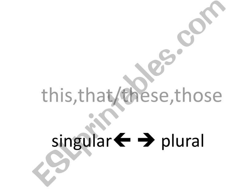 singular or plural powerpoint