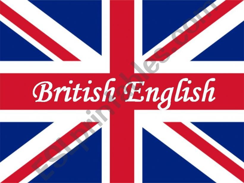 British English powerpoint