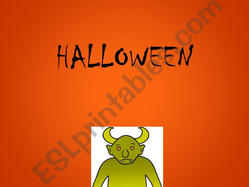 Basic Halloween Introduction with questions and activities