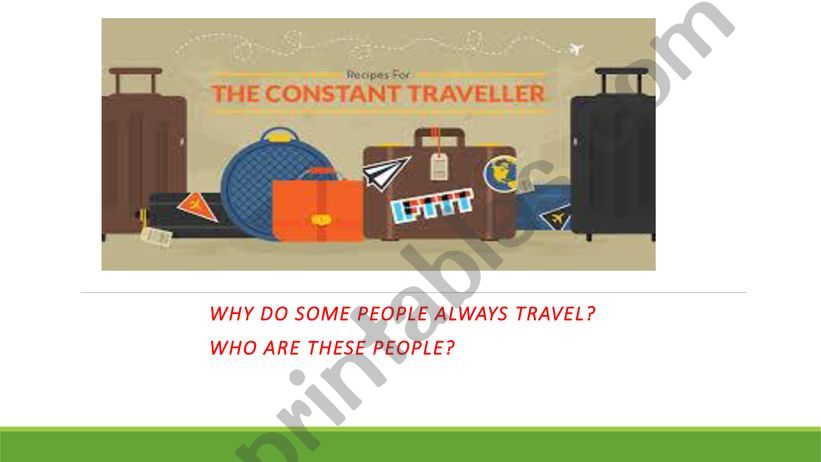 constant travellers powerpoint