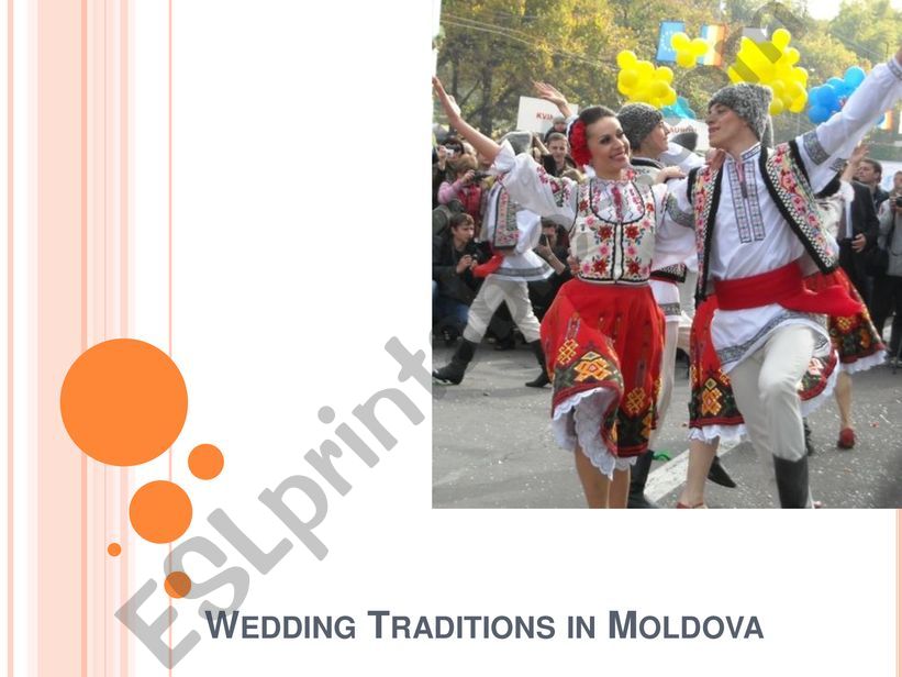 Wedding traditions in Moldova powerpoint