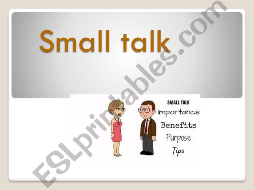 Small Talk powerpoint