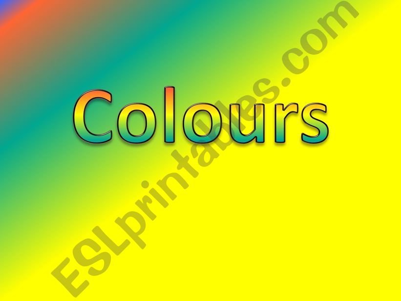 Colours powerpoint