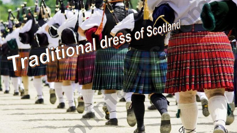 The national dress of Scotland