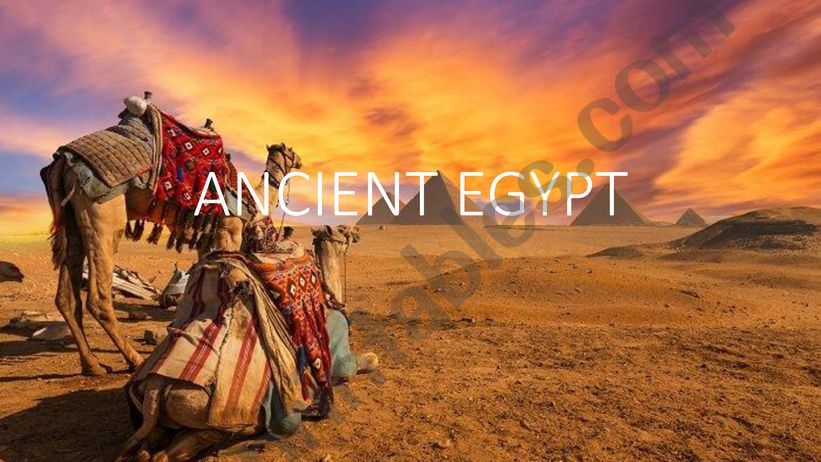 Ancient Egypt -Quiz powerpoint