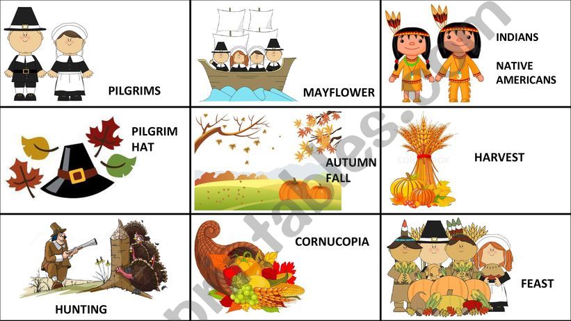Thanksgiving adventure maps