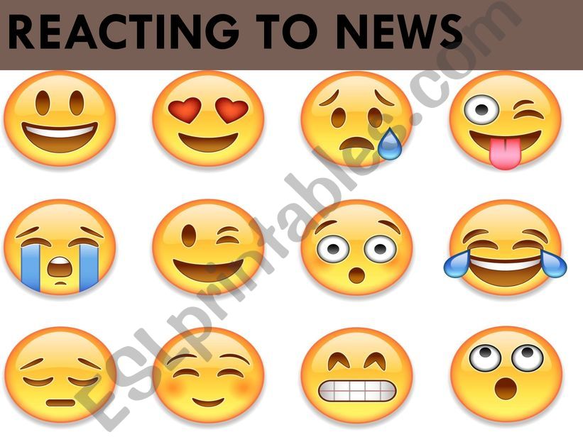 how to react to news powerpoint