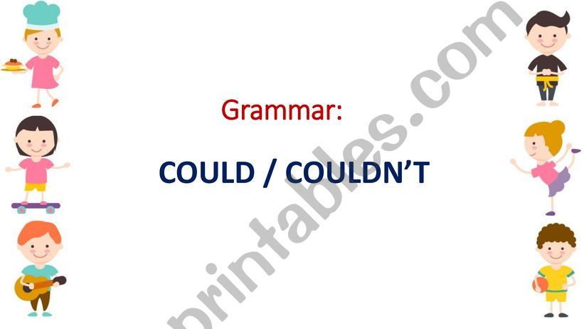Grammar: Could / Couldnt (Past abilities)