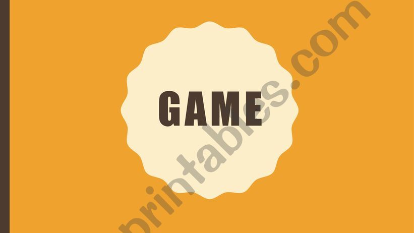 game for tenses powerpoint