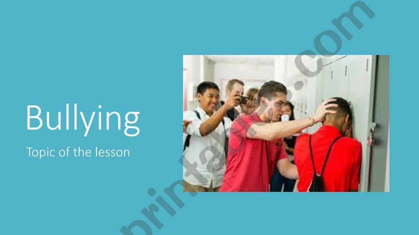 Bullying powerpoint