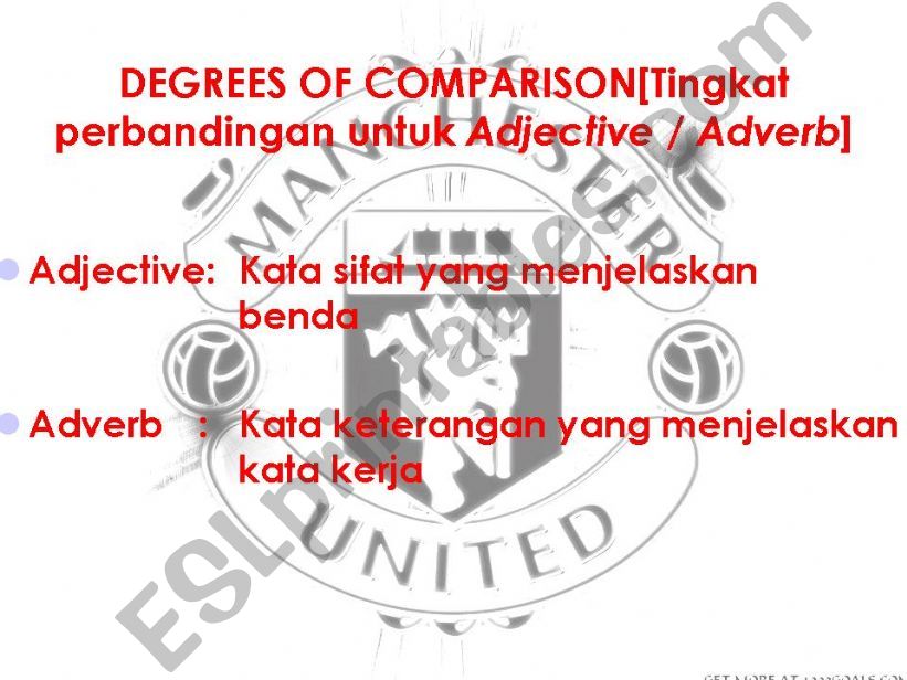 DEGREES OF COMPARISON PPT PART 1